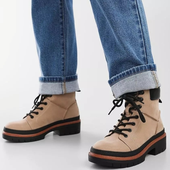 Mia Julius Chunky Lug Boot Sz 8 - Picture 3 of 8